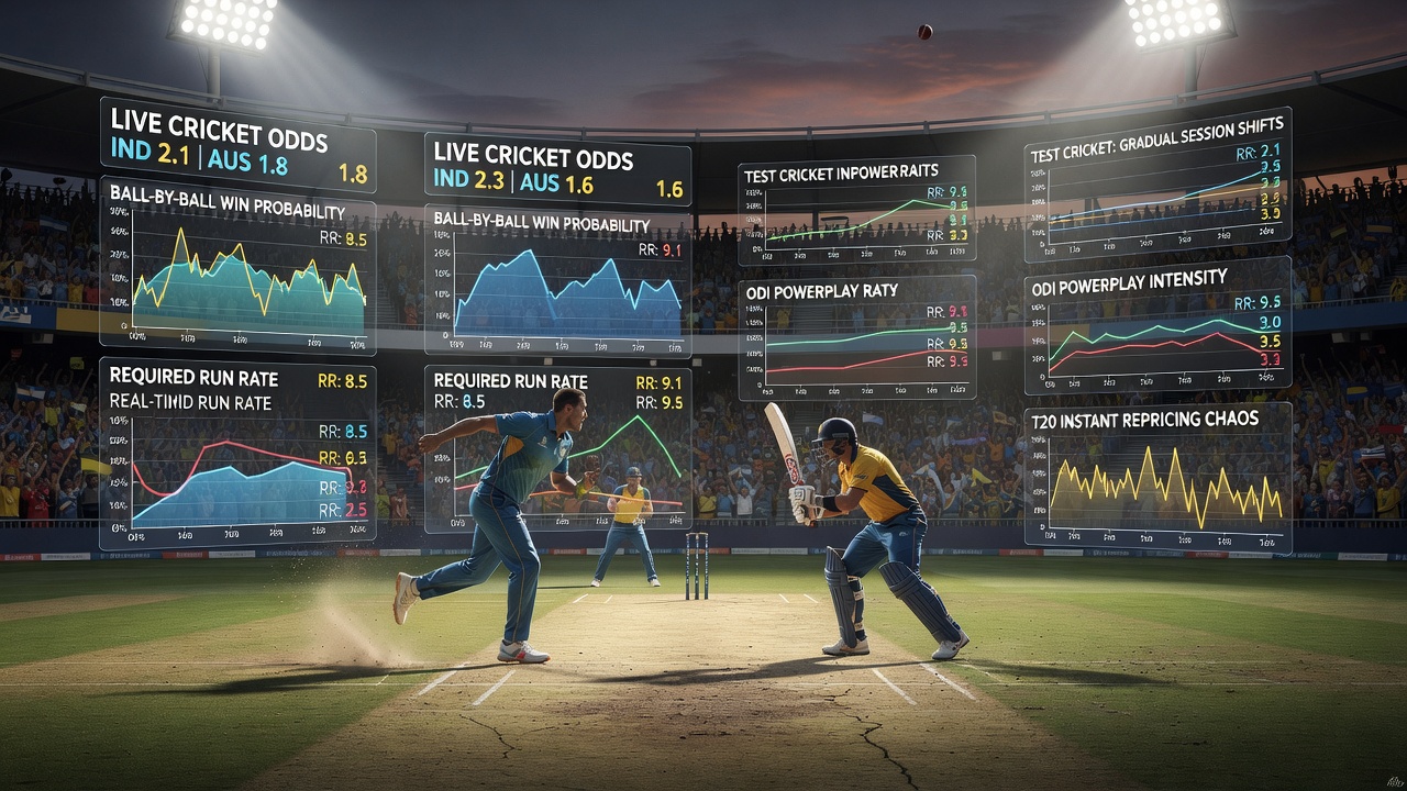 Live Cricket Odds, Live Match Predictions & Today's Betting Tips (Ball-by-Ball Coverage)