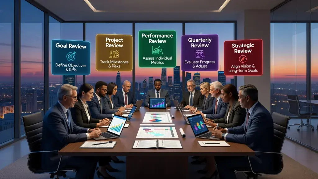 How to Run a Goal Review, Project Review, Performance Review, Quarterly Review, and Strategic Review Effectively