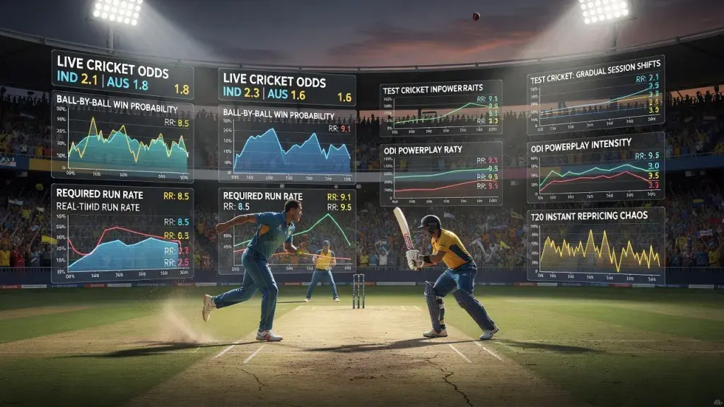 Live Cricket Odds, Live Match Predictions & Today's Betting Tips (Ball-by-Ball Coverage)
